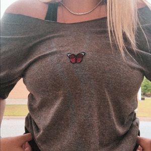 CUSTOM BUTTERFLY AESTHETIC VINTAGE T SHIRT
